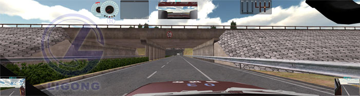 LG-SD01 4D動感汽車駕駛模擬器(真車部件)