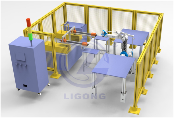 工業(yè)機器人碼垛實操工作站