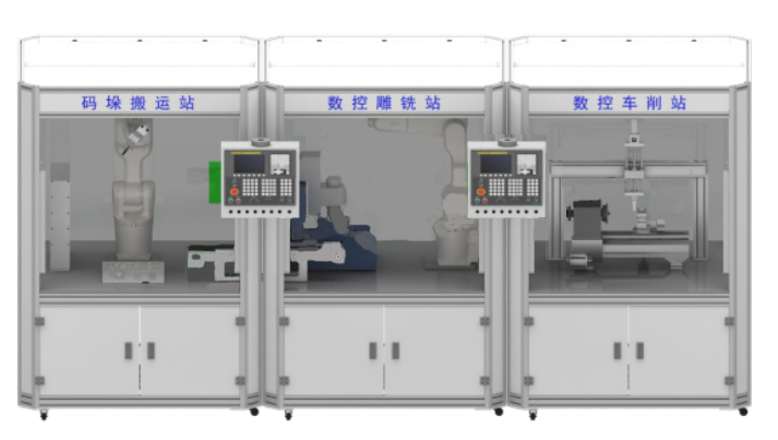 LGJ-SJ04智能機(jī)器人模塊化數(shù)控加工集成制造系統(tǒng)