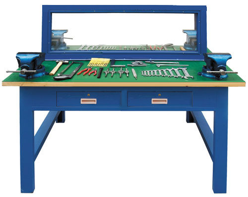 鉗工技能實訓(xùn)平臺(雙面四工位)