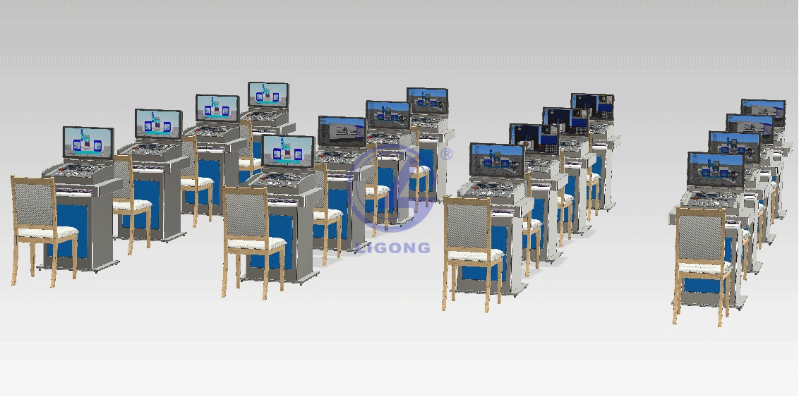 多系統(tǒng)數(shù)控理實一體化實訓(xùn)平臺